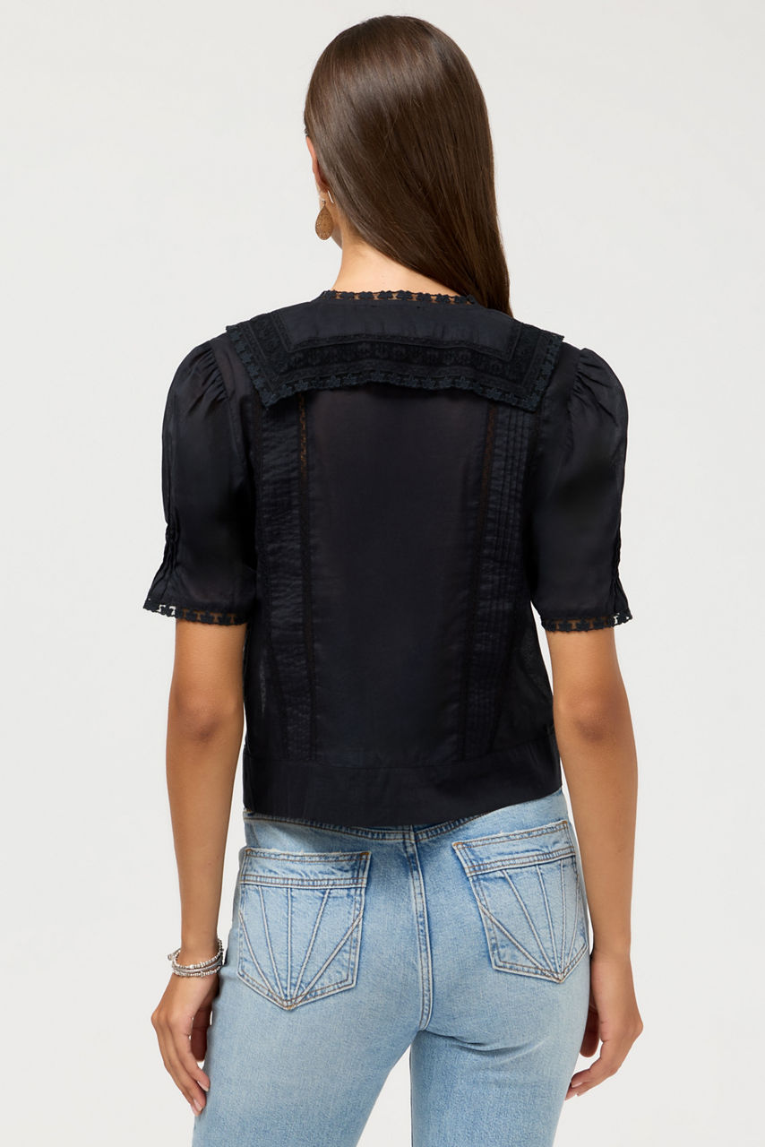 KAYTI PINTUCK BLOUSE, , large image 4