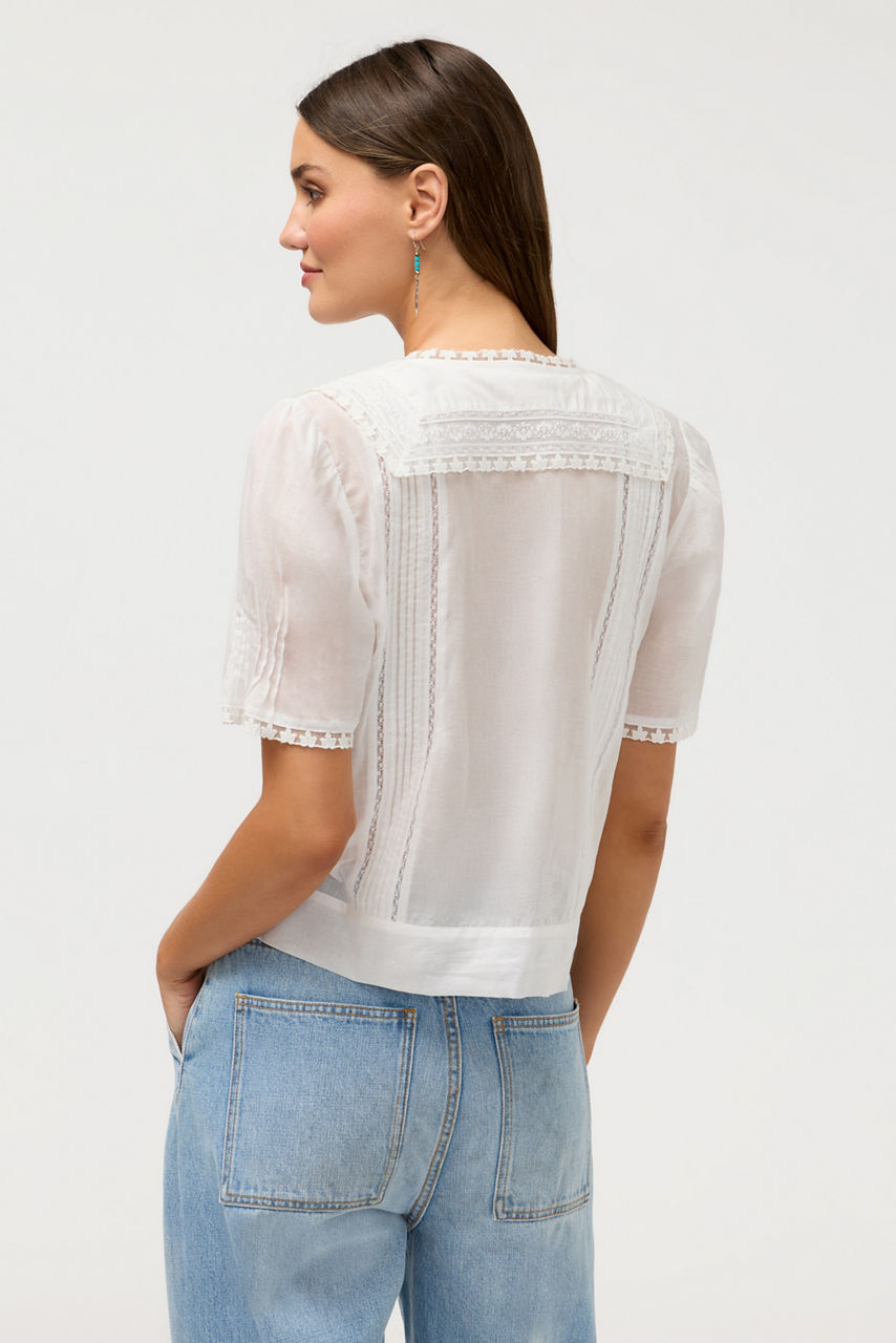 KAYTI PINTUCK BLOUSE, , large image 5
