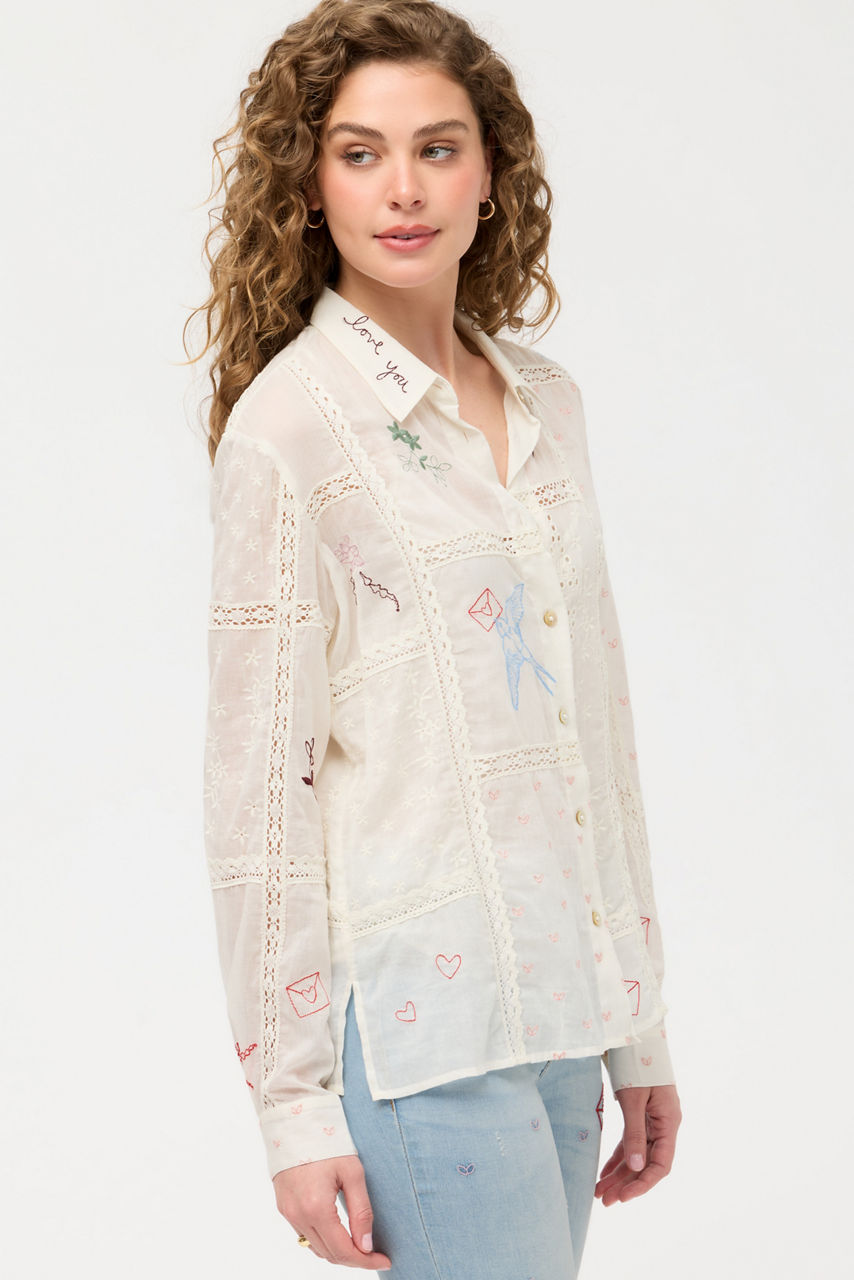 CHAISE BUTTON DOWN SHIRT, , large image 1