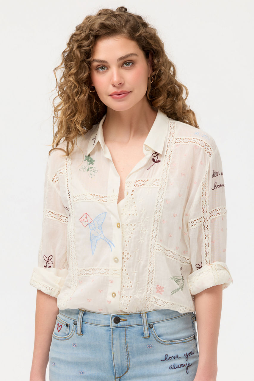 CHAISE BUTTON DOWN SHIRT, , large image 3