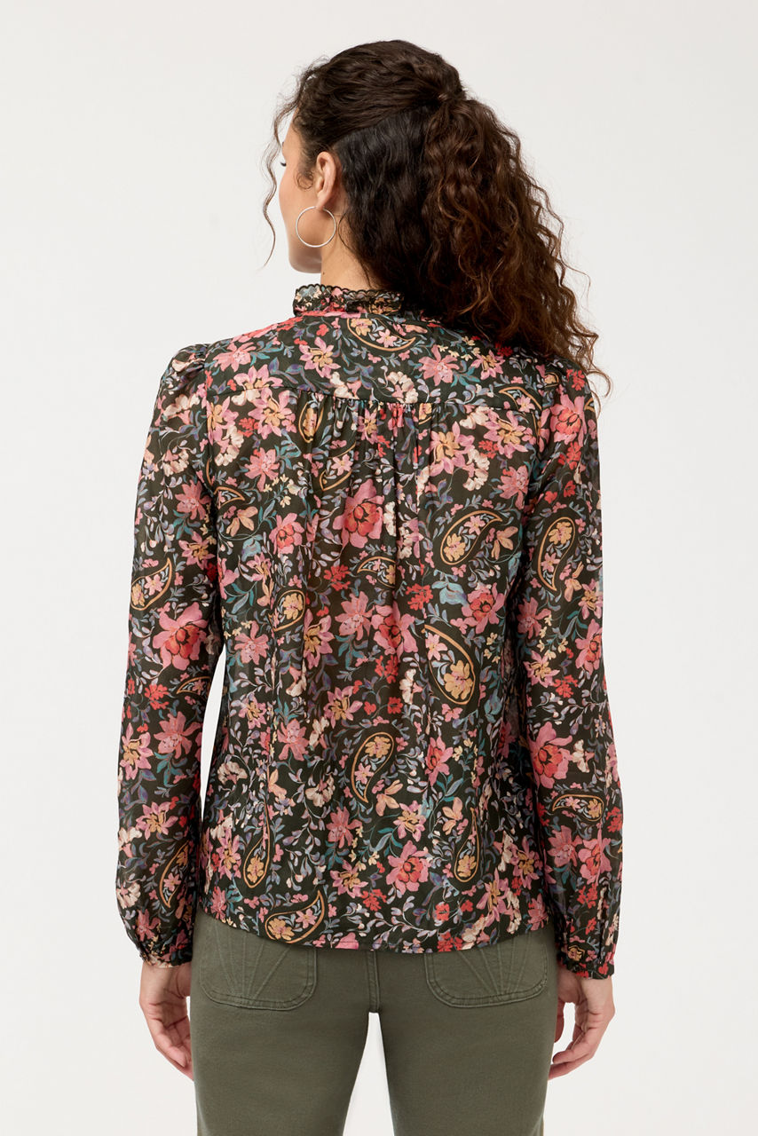 HANNETH PINTUCK BLOUSE, , large image 3