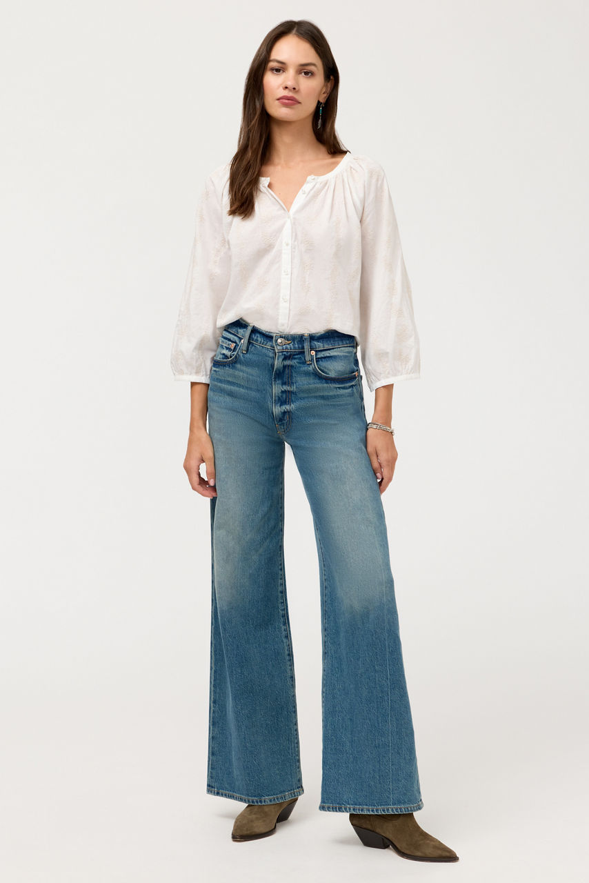 LOTTIEE PEASANT BLOUSE, , large image 3