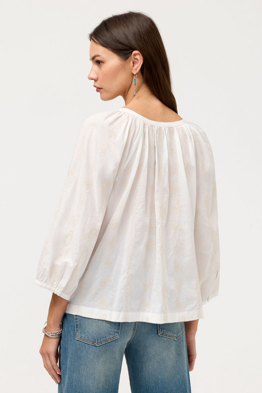 LOTTIEE PEASANT BLOUSE, , large image 4