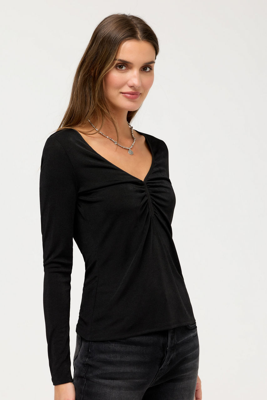 ANNAYAH V-NECK TOP, , large image 2