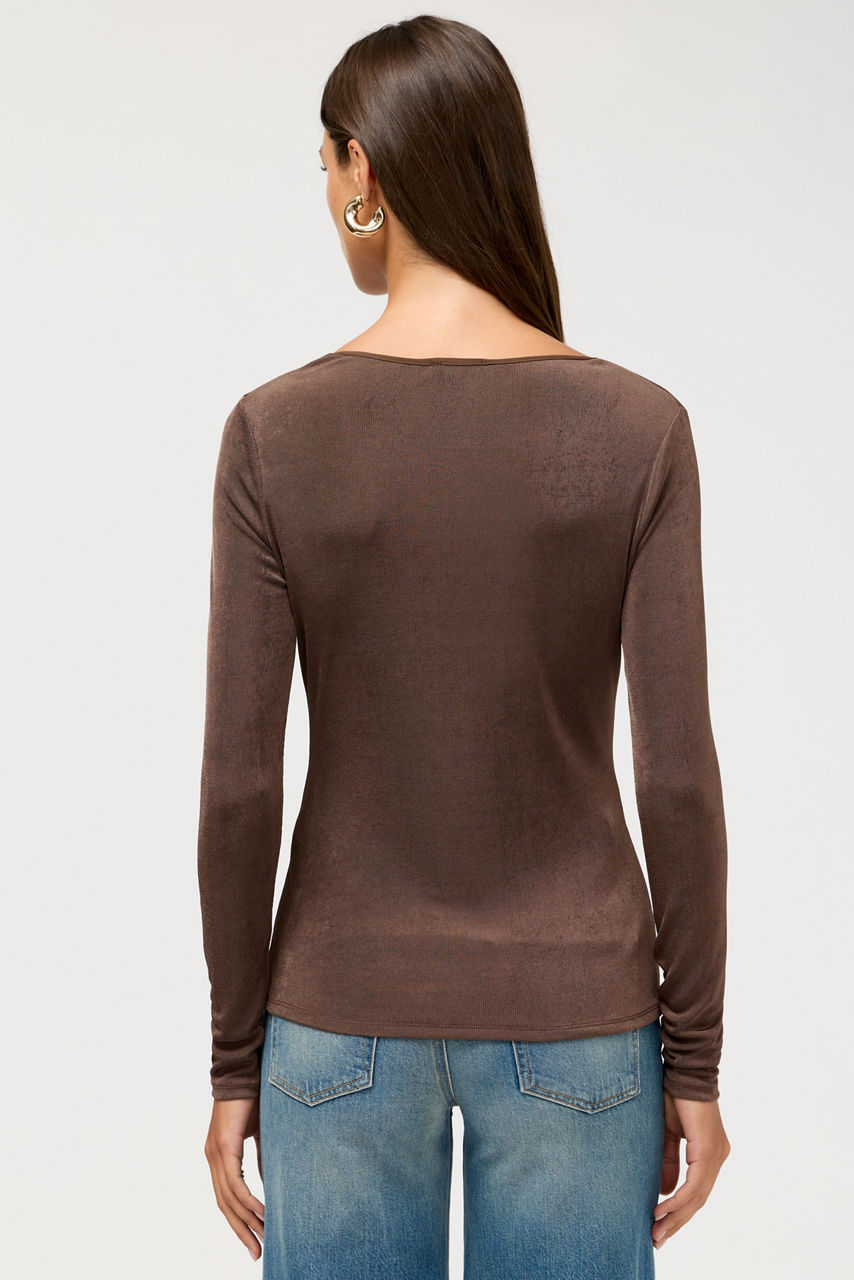 ANNAYAH V-NECK TOP, , large image 3