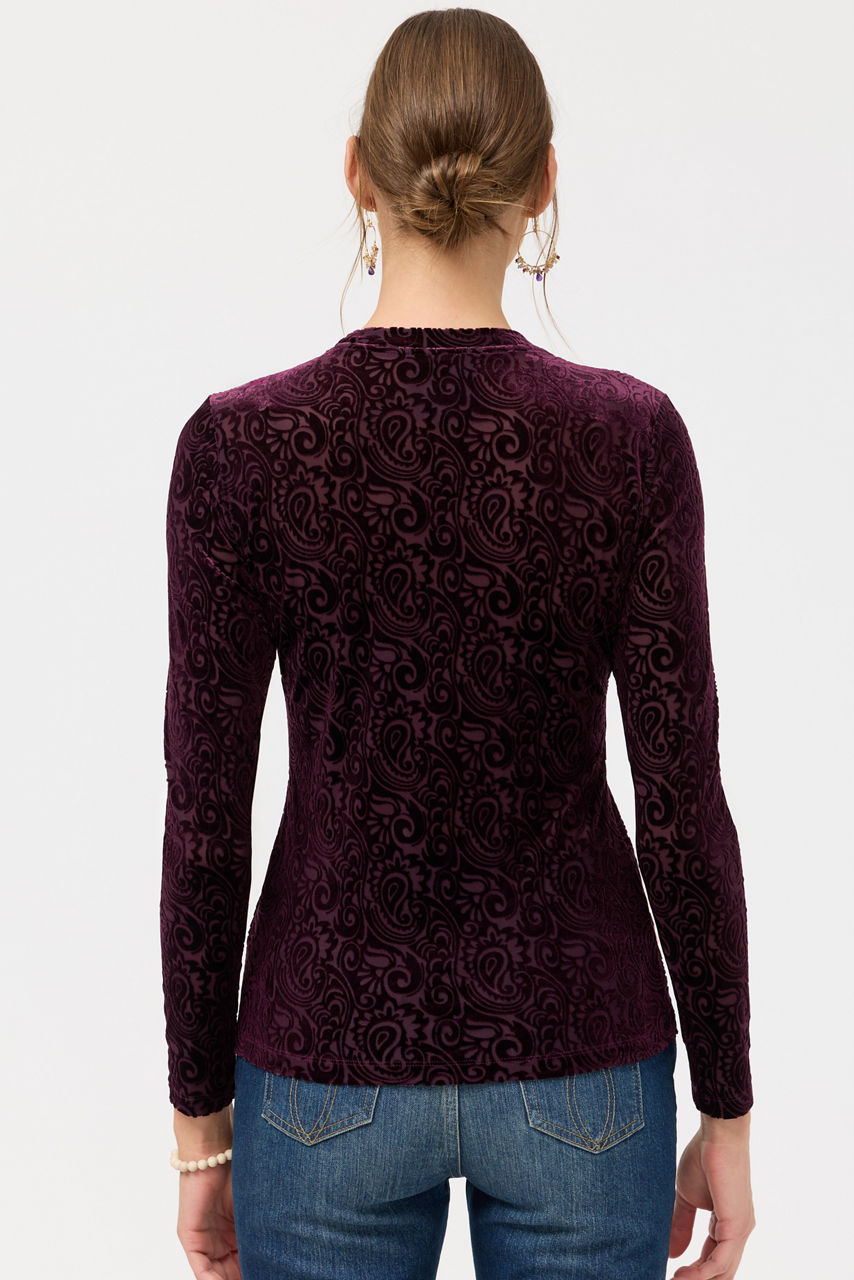 NATALIE LONG SLEEVE MESH TEE, , large image 4