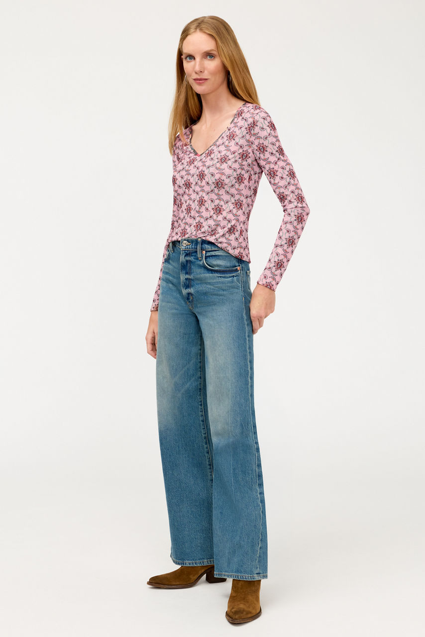 LINDEY LONG SLEEVE TEE, , large image 2