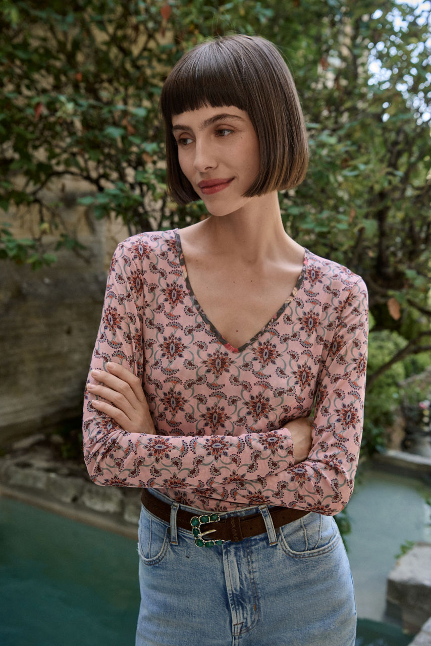 LINDEY LONG SLEEVE TEE, , large image 5