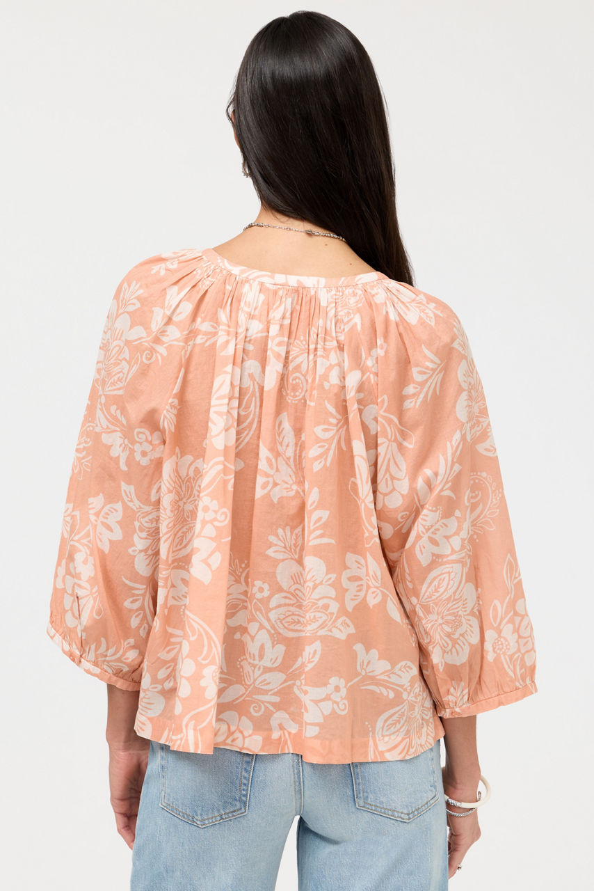 MICHAELLA PEASANT BLOUSE, , large image 4