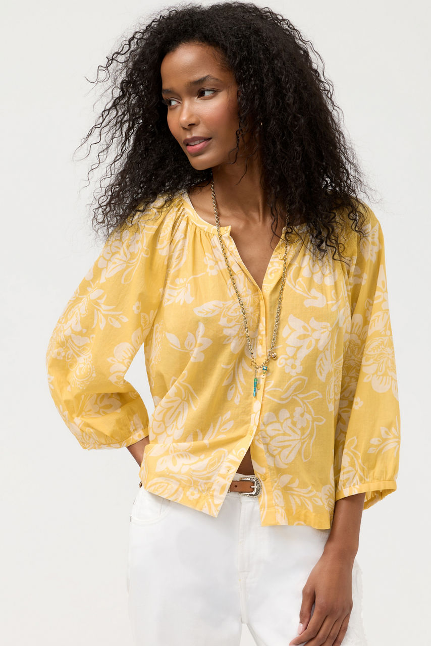 MICHAELLA PEASANT BLOUSE, , large image 1