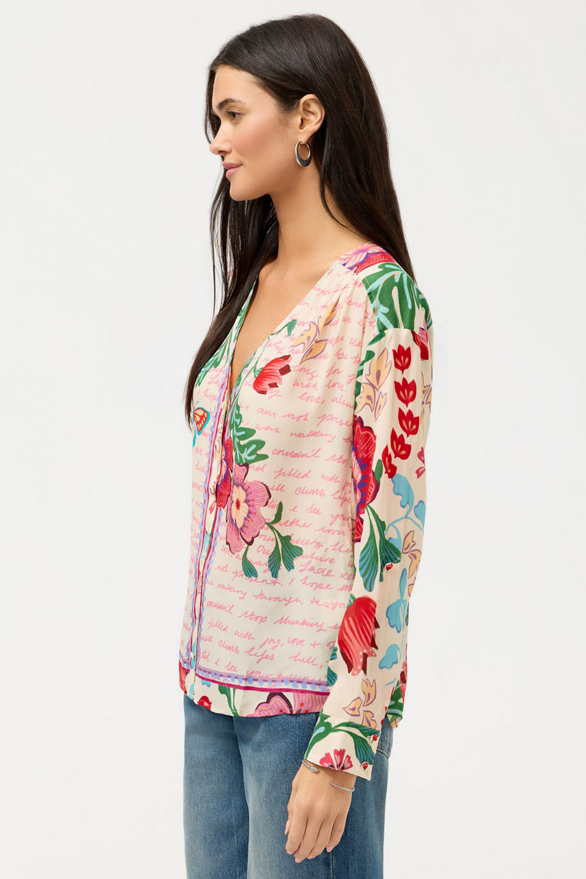 NISHA BUTTON UP SHIRT, , large image 3