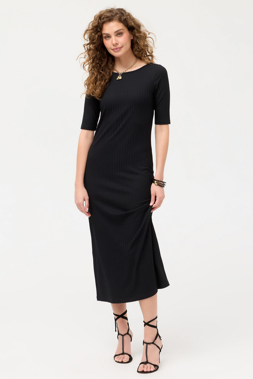 ASTRID KNIT MIDI DRESS, , large image 1