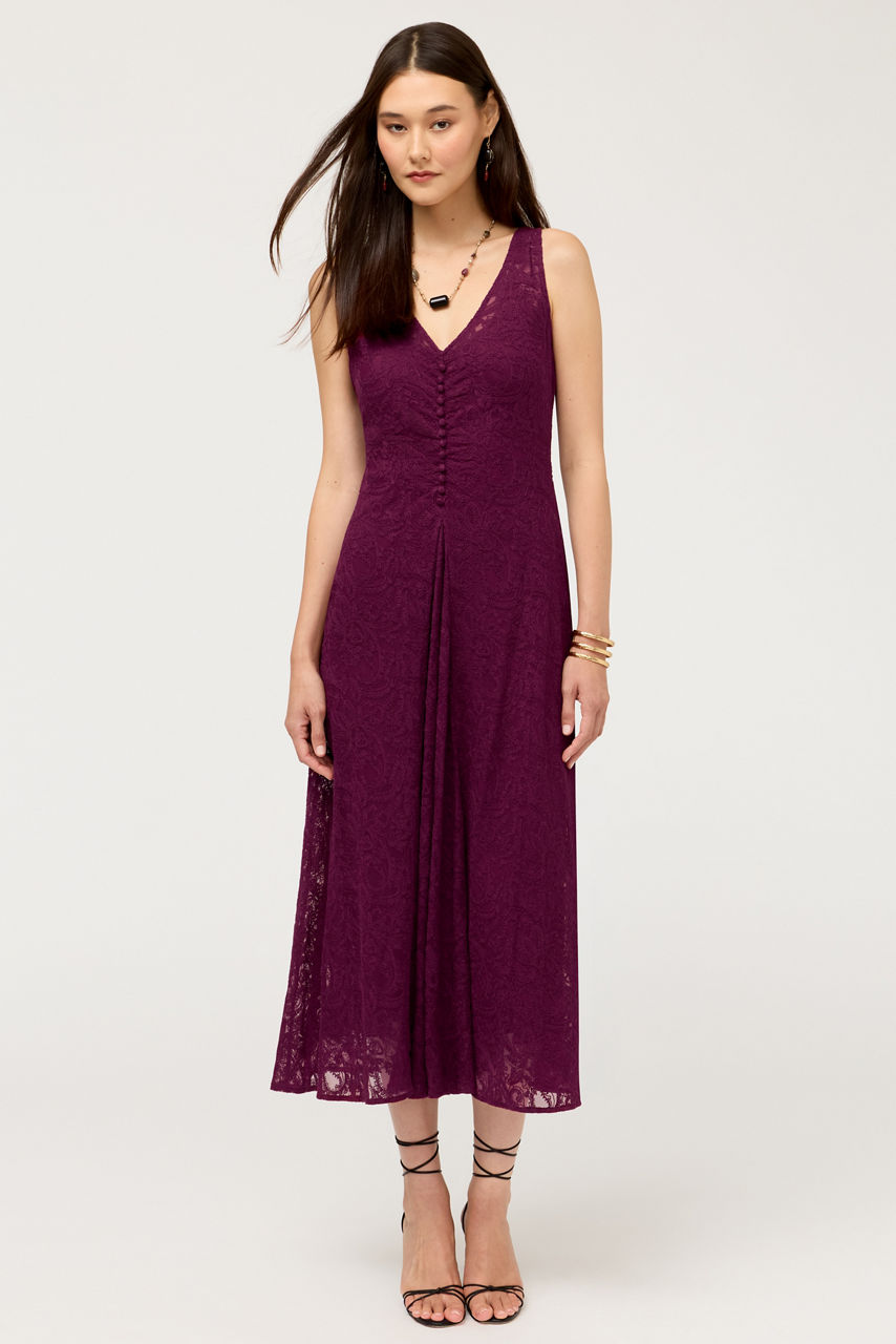 SHEANNE TEA LENGTH DRESS, , large image 1