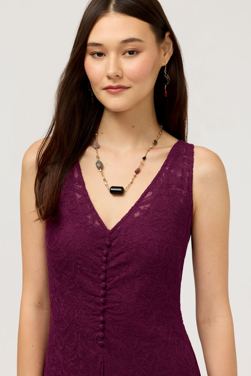 SHEANNE TEA LENGTH DRESS, , large image 2