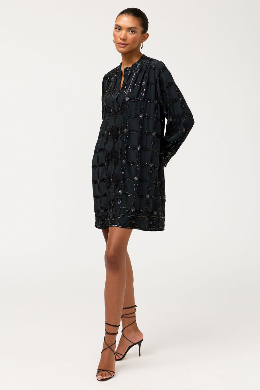 LORYIE SEQUIN MINI DRESS, , large image 2