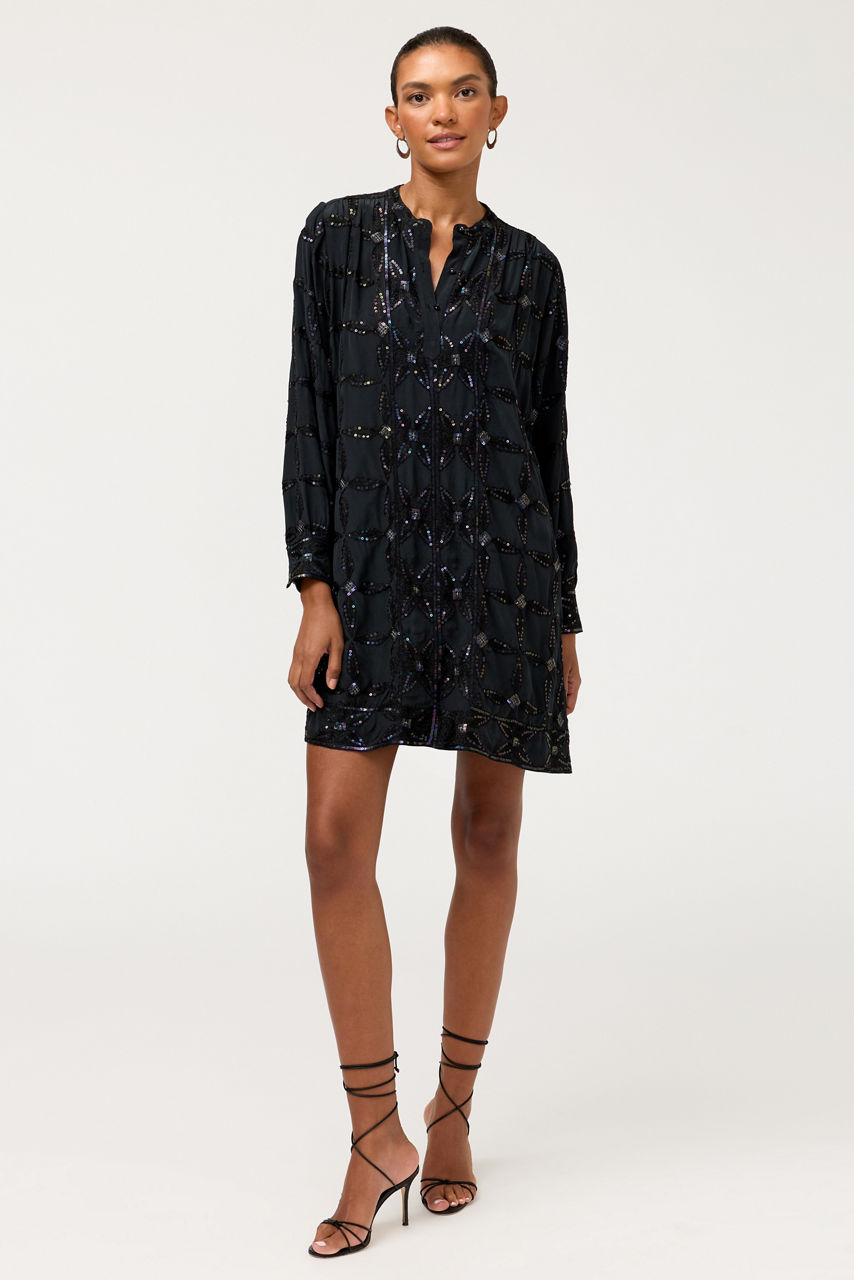 LORYIE SEQUIN MINI DRESS, , large image 3