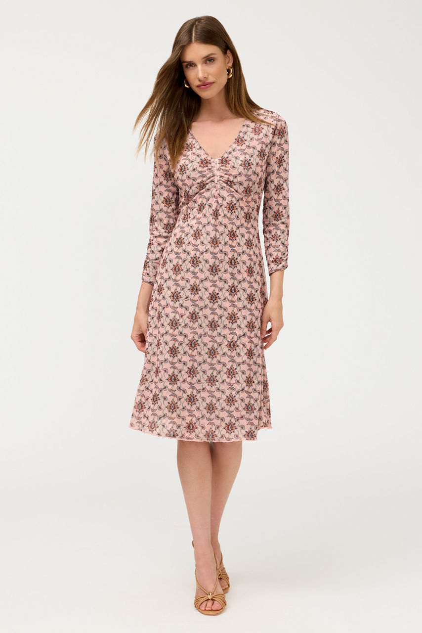 LIZZETH REVERSIBLE KNEE LENGTH DRESS, , large image 4