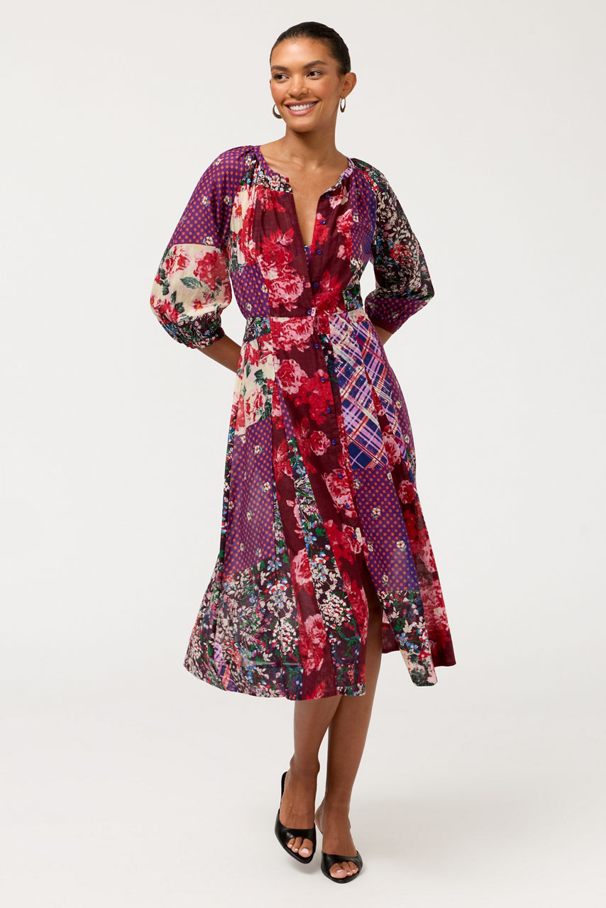 KASPIAN MIDI DRESS, , large image 1