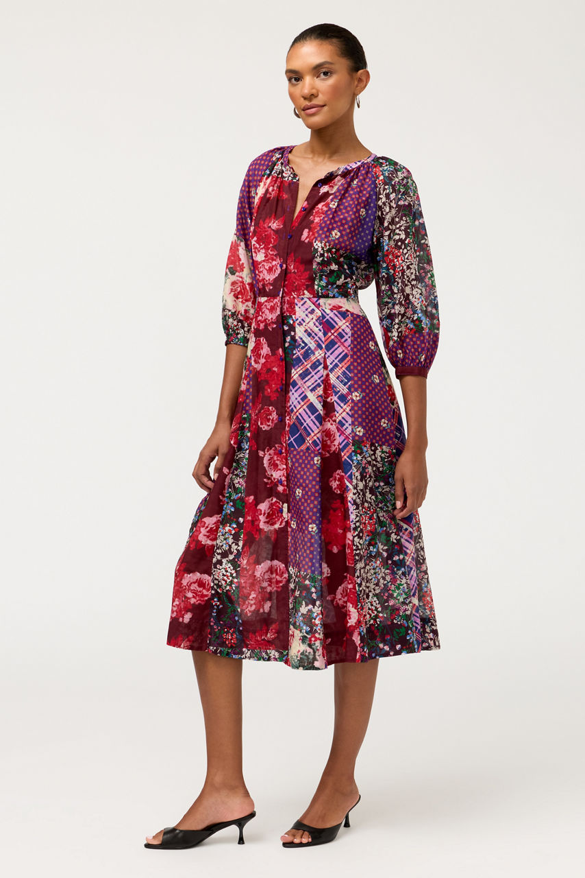 KASPIAN MIDI DRESS, , large image 2