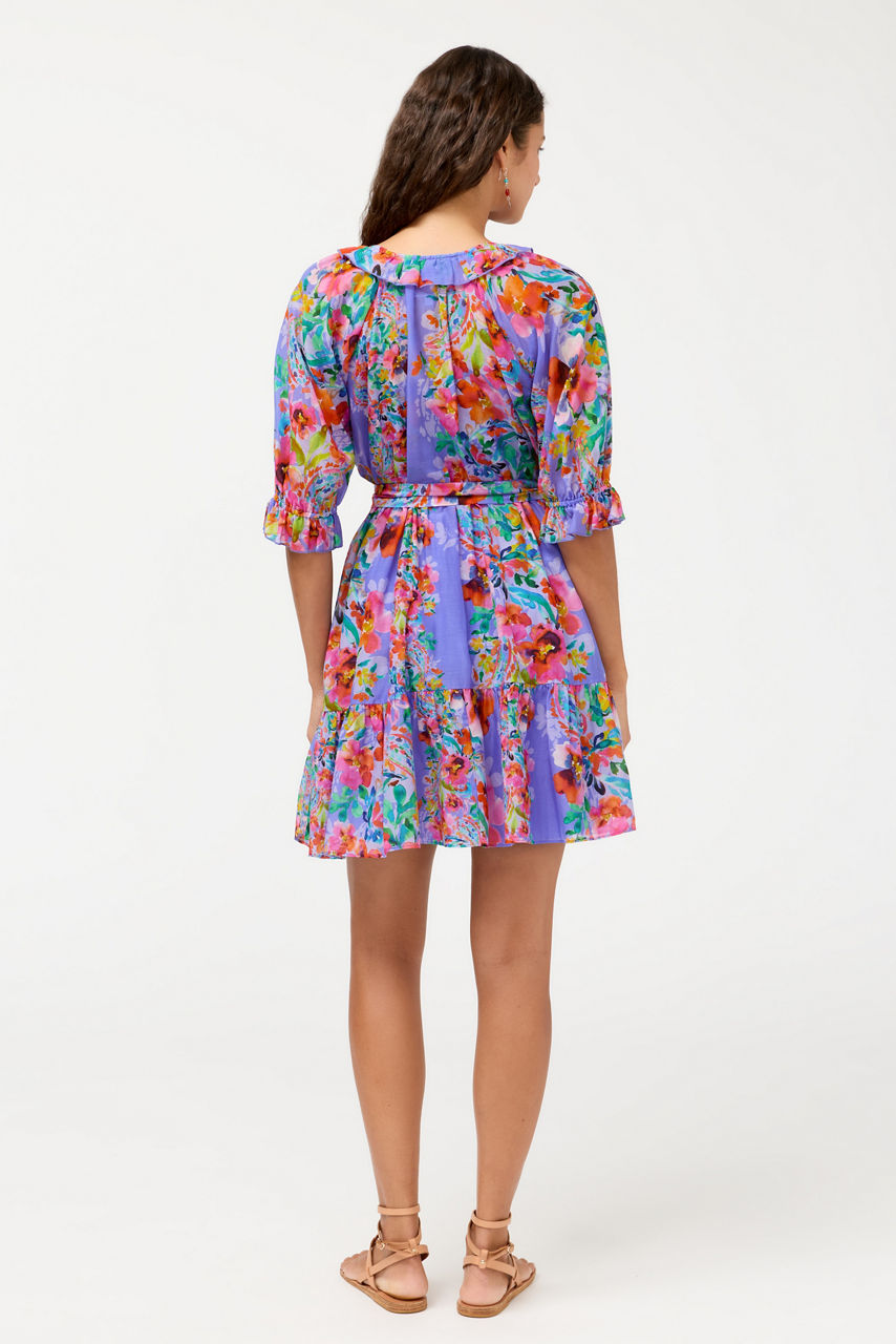 SUZY TIERED MINI DRESS, , large image 3