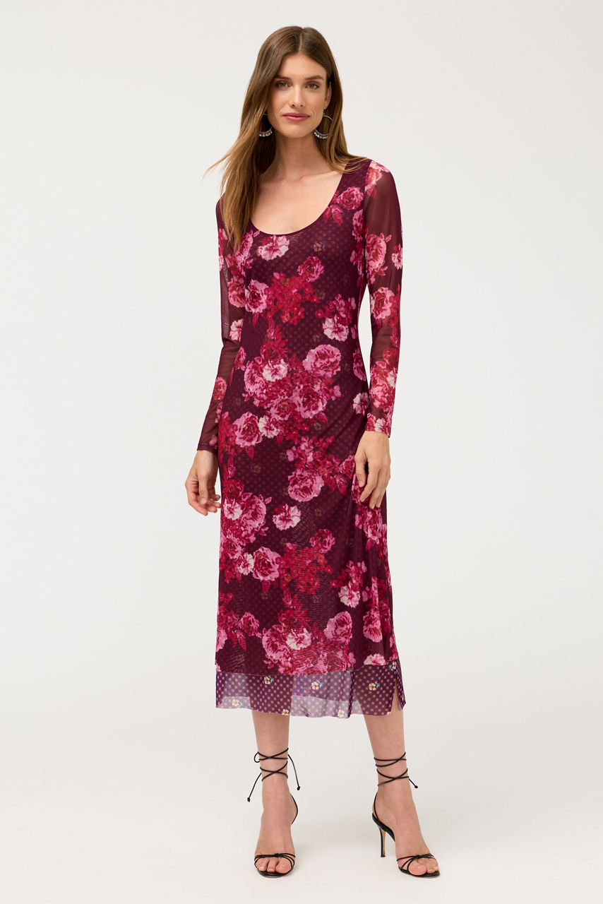 AURORYA MIDI DRESS, , large image 1