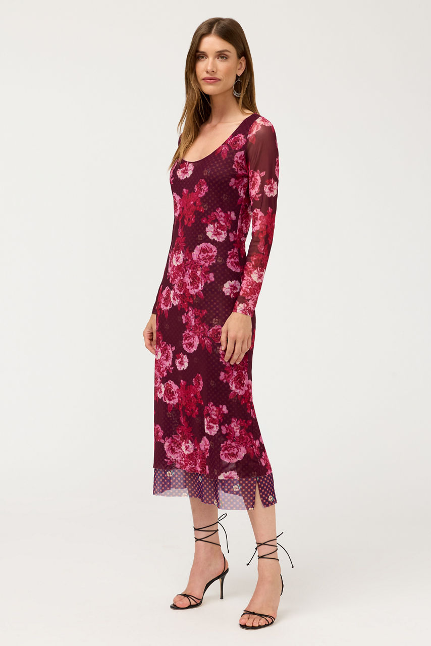 AURORYA MIDI DRESS, , large image 2