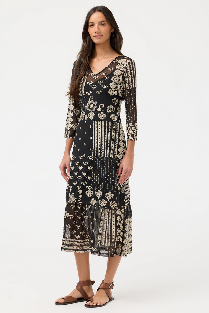 WYNONA MIDI DRESS, , large image 3