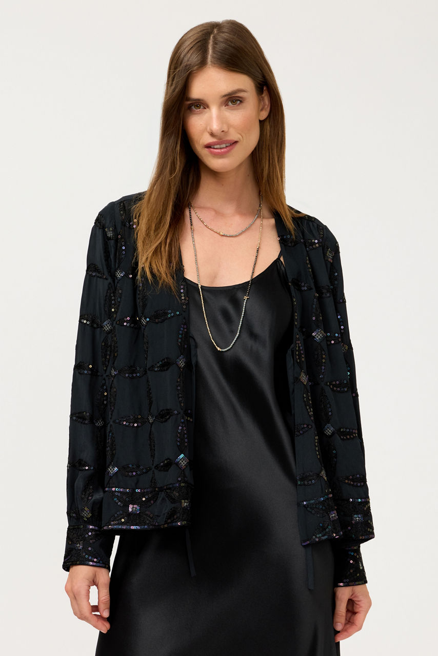 LESLEY SEQUIN JACKET, , large image 2
