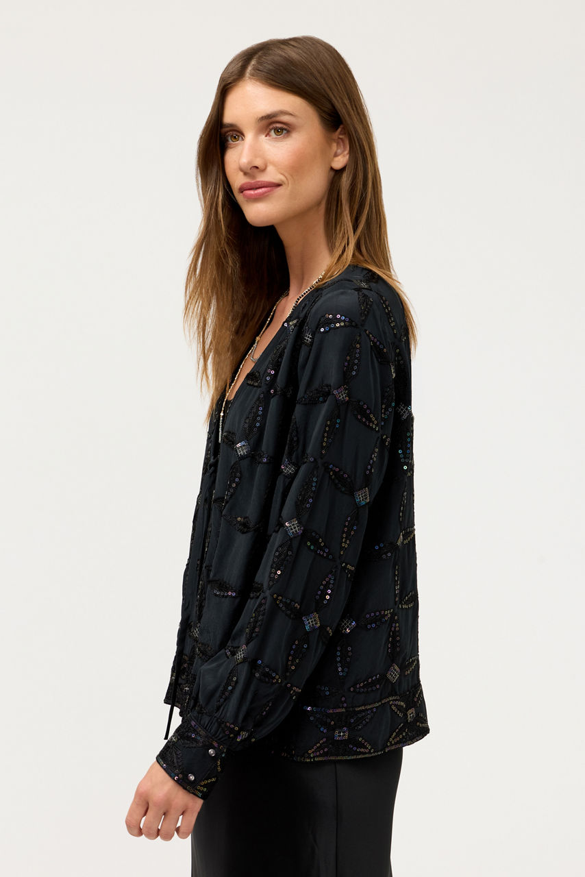 LESLEY SEQUIN JACKET, , large image 3