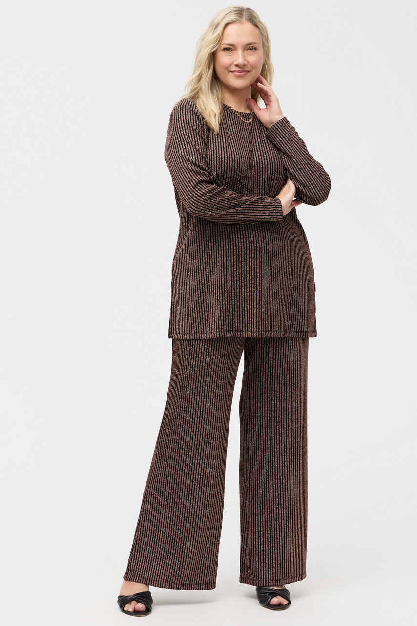 JENNA METALLIC EASY PANT, , large image 1