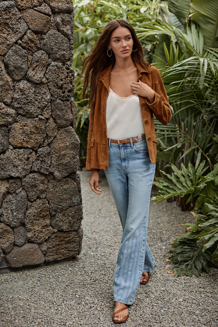 DAVADI PINTUCK FLARE JEAN, , large image 6