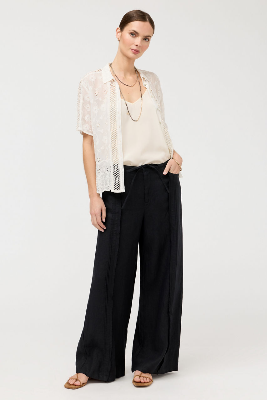 ZULLAH PINTUCK PANT, , large image 1