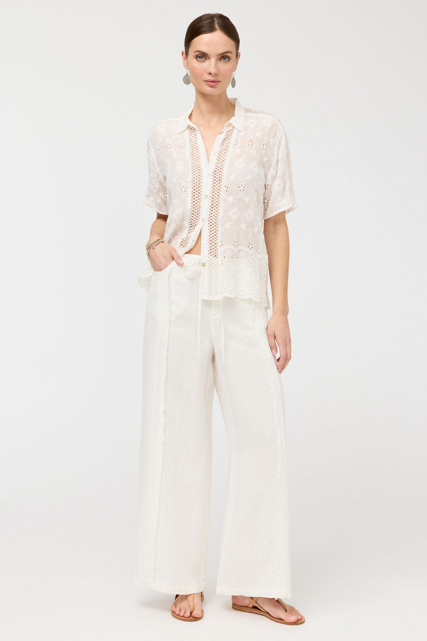 Buy ZULLAH PINTUCK PANT | Johnny Was