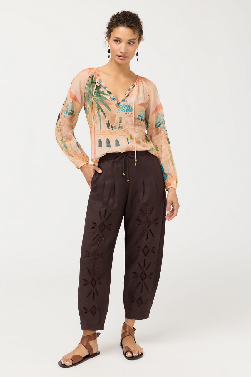 LYSANDER BARREL PANT, , large image 3