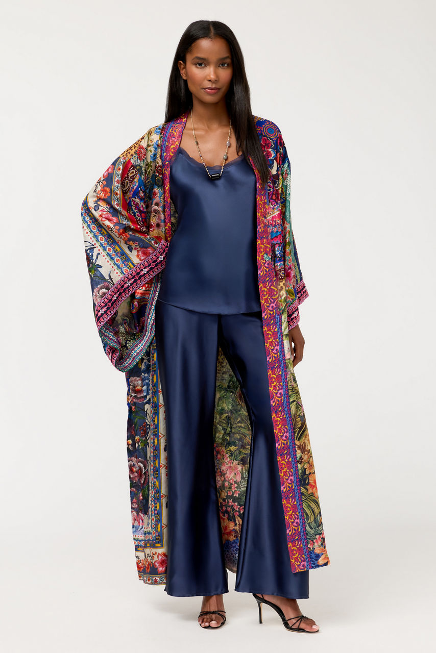 ESSENTIALS SILK PANT, , large image 1