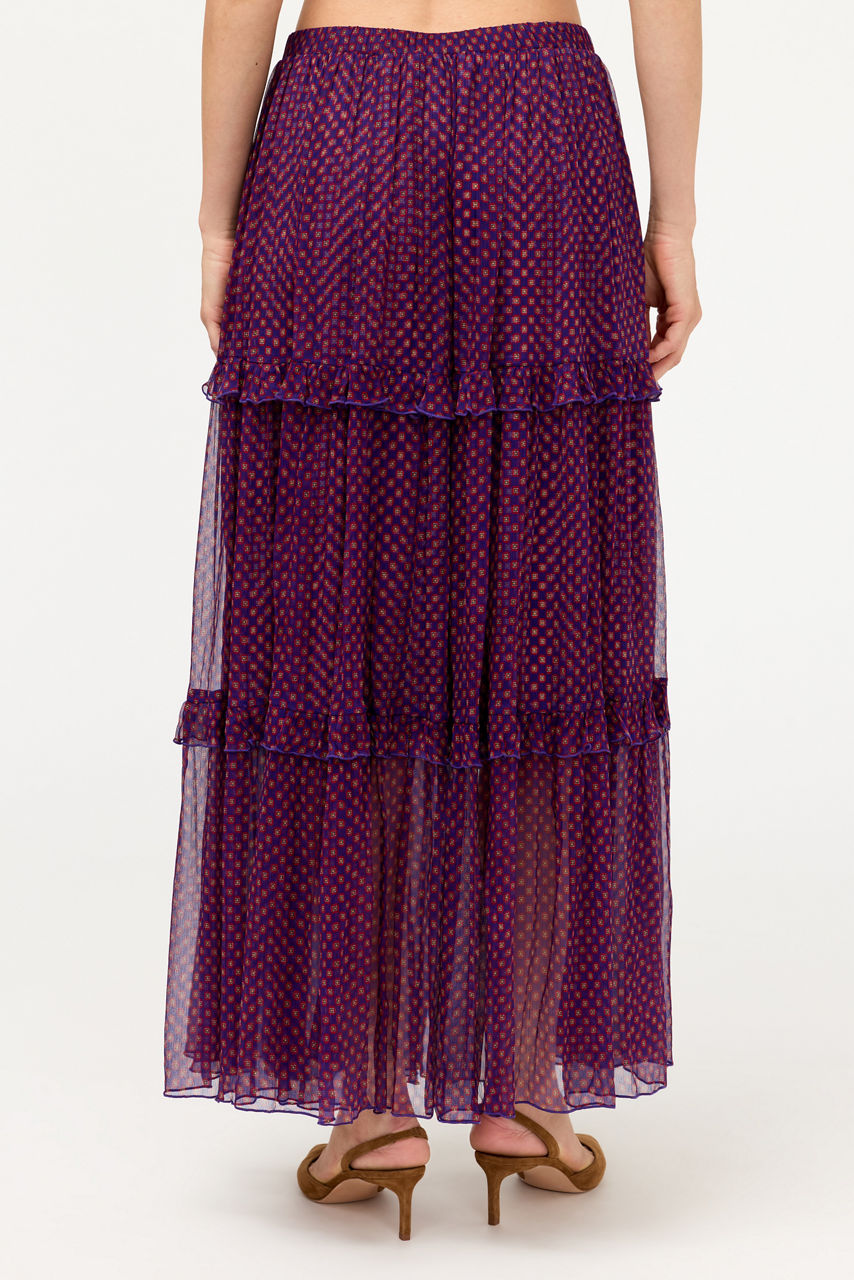 TERRA TIERED MAXI SKIRT, , large image 3
