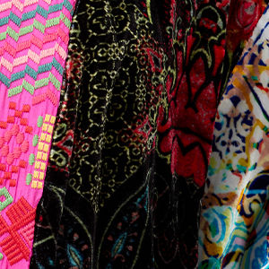 ONE OF A KIND VELVET KIMONO, , swatch