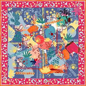 LIBERTY SILK SCARF, , swatch