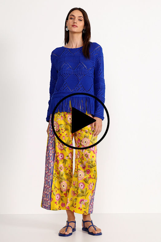 THE FRINGE PULLOVER, , large video