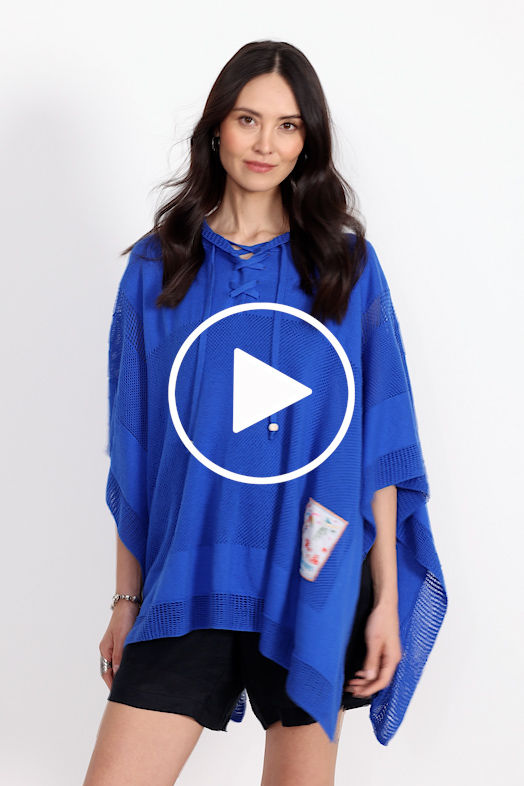 MALIBU BREEZE PONCHO, , large video