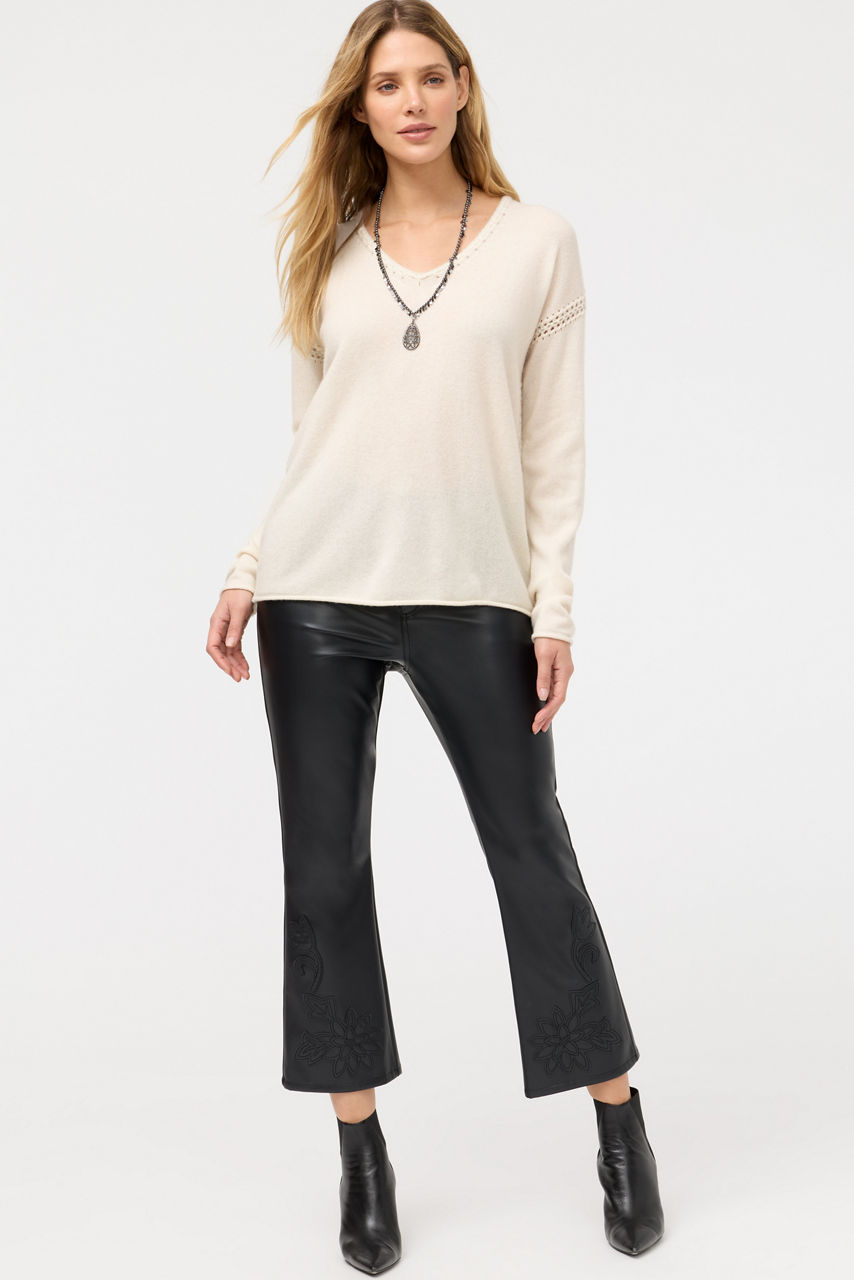 THE WHIPSTITCH V-NECK PULLOVER, , large image 3