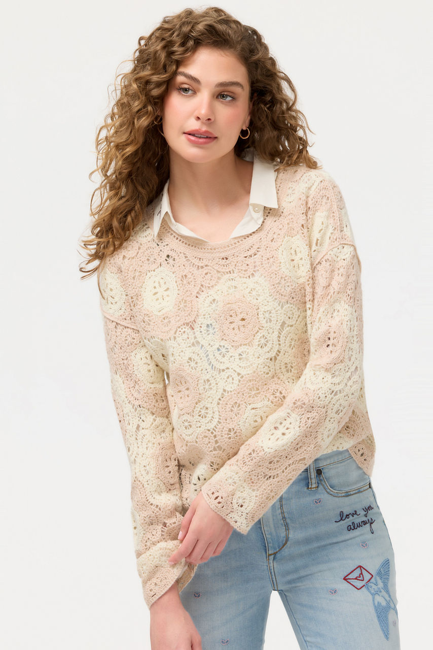 THE CROCHET PATTERN PULLOVER, , large image 1