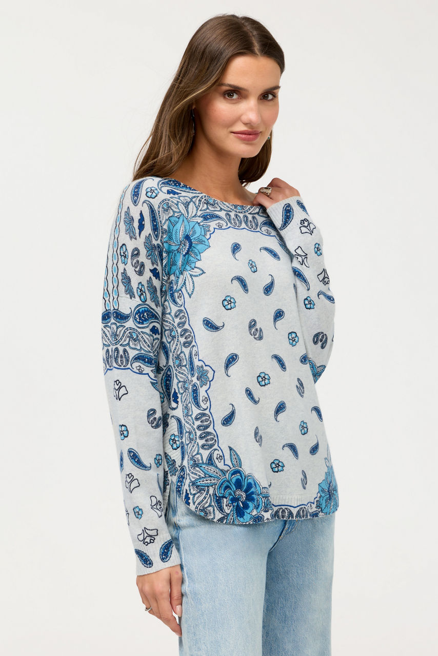 THE PRINTED CREWNECK PULLOVER, , large image 3