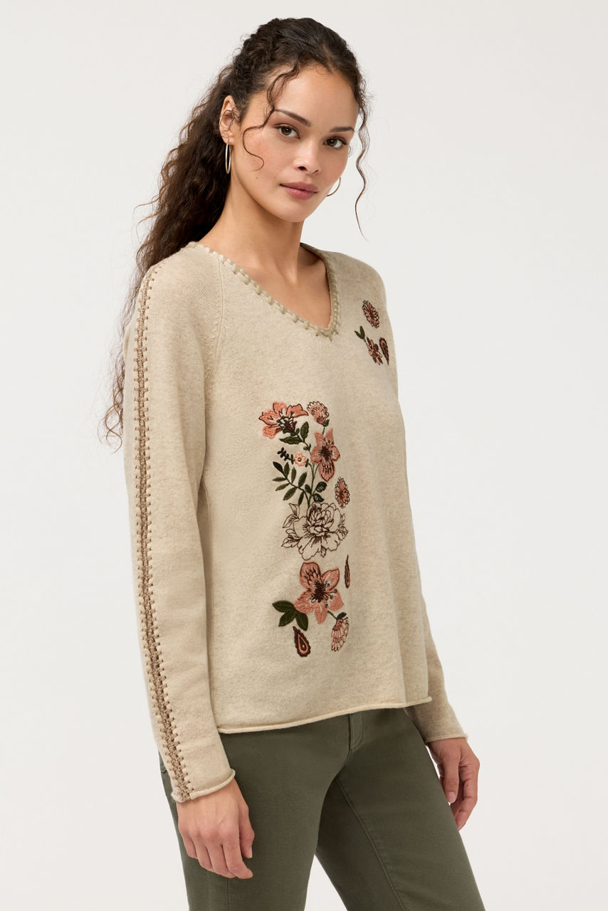 THE WHIPSTICH V-NECK RAGLAN PULLOVER, , large image 1