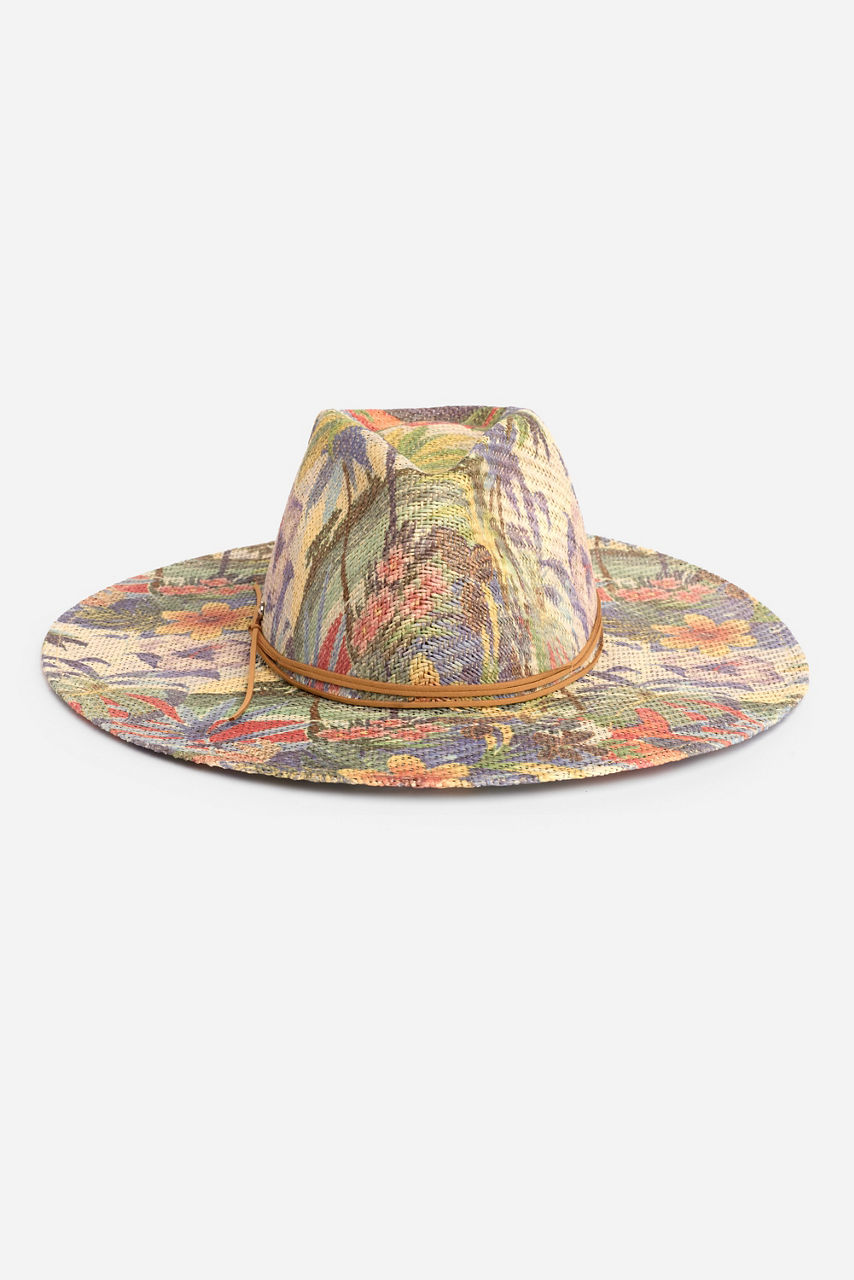 PRINTED BEACH HAT, , large image 2