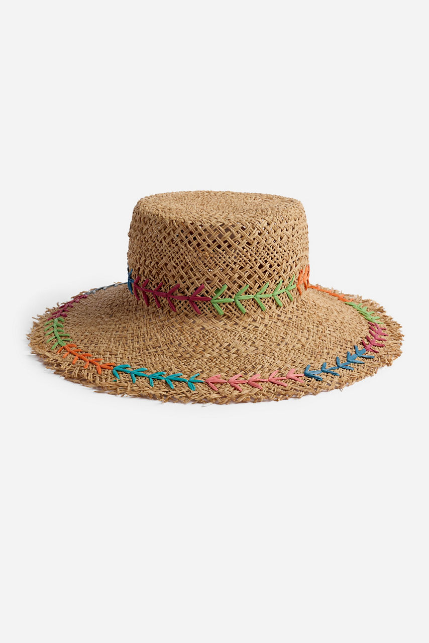STITCHED BEACH HAT, , large image 1