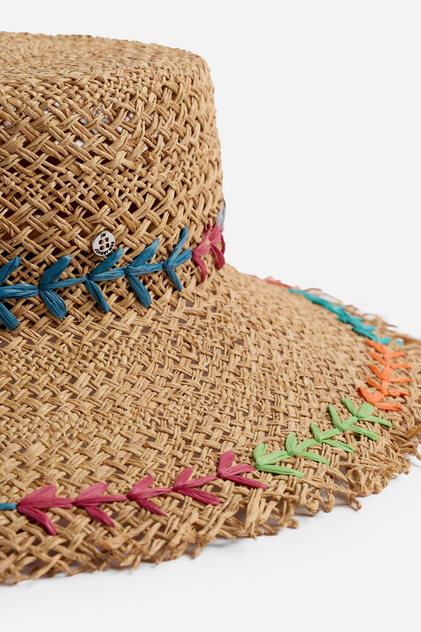 STITCHED BEACH HAT, , large image 3