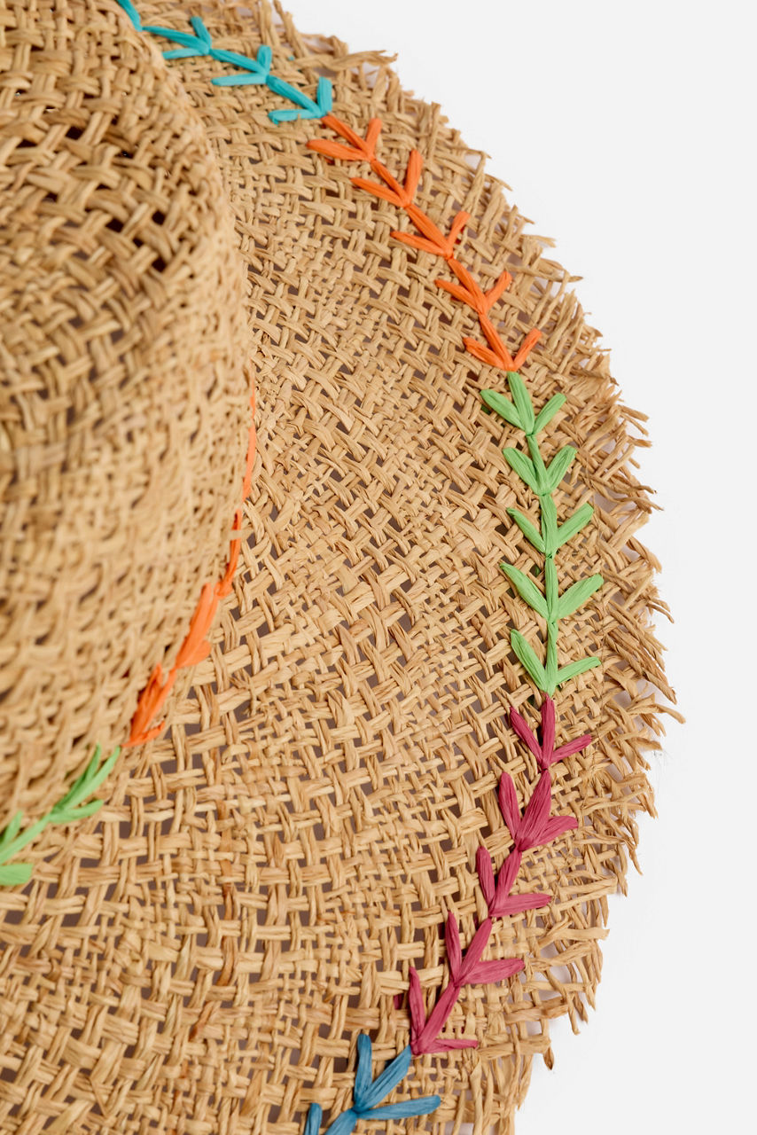 STITCHED BEACH HAT, , large image 4