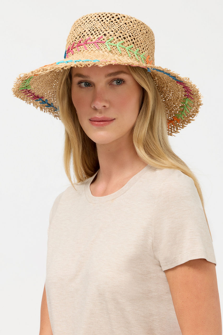 STITCHED BEACH HAT, , large image 5