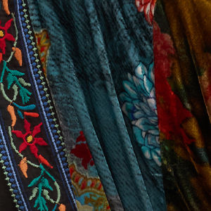 ONE OF A KIND VELVET KIMONO, , swatch